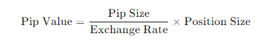 calculate pip value formula